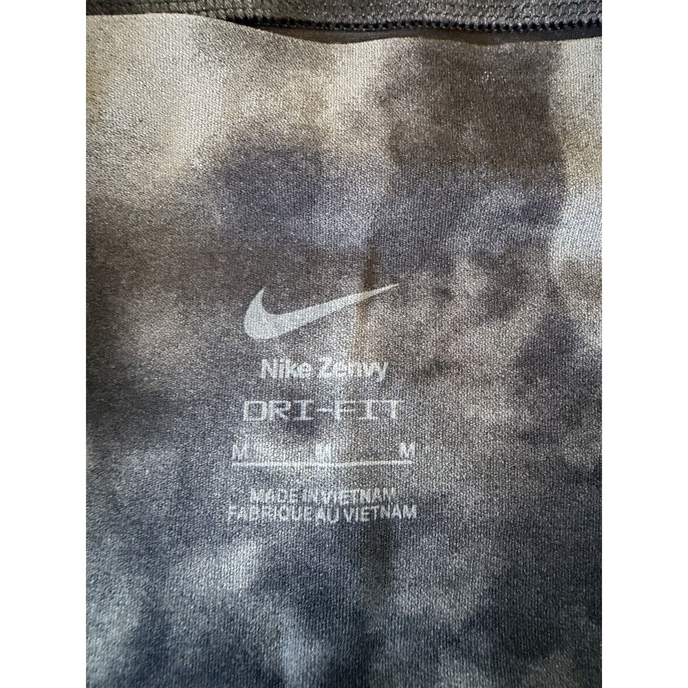 Nike Zenvy Gentle-Support High-Rise 7/8 Leggings Size M - Shadow Floral Grey - Picture 4 of 8